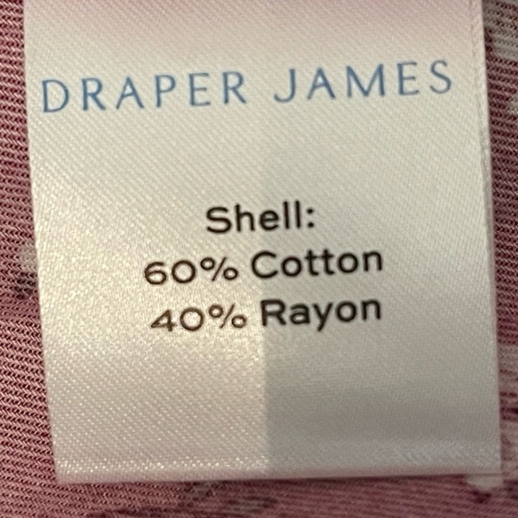 Draper James Cranberry W/White Floral Print CottageCore Boho Wrap Midi Dress NWT - Picture 9 of 13